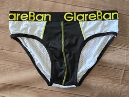 🆕️ Herren Sport-Briefs / Slip - XL - Schwarz / Weiss / Gelb