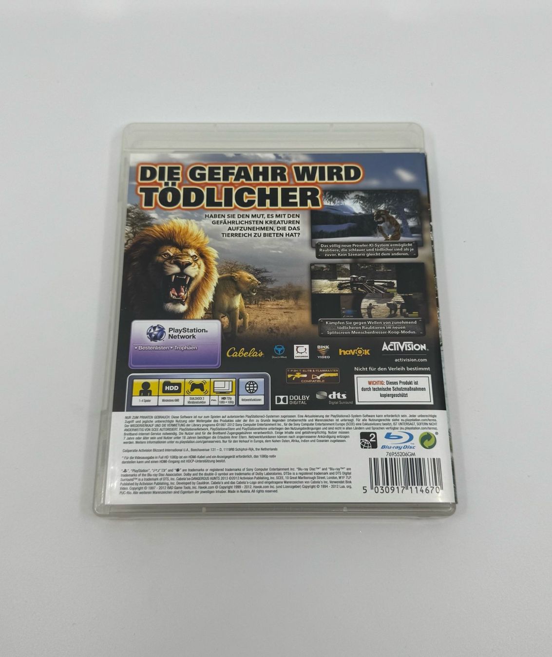 Giochi: Cabela's Dangerous Hunts 2013 (PS3) – Usato da Herisau venduto da Seyashop1 2
