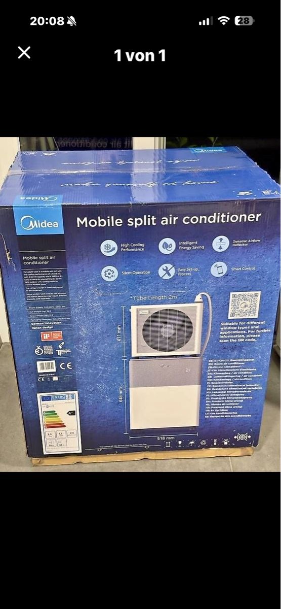 Midea Condizionatori: Midea 12000 BTU  – Nuovo (secondo la descrizione) da Volketswil venduto da eris2015