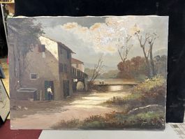 FRANCESCO WCHILLER(1923) HUILE SUR TOILE SIGNÉE