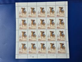 Buffalo Soldiers Block à 20 29c US Briefmarken postfrisch
