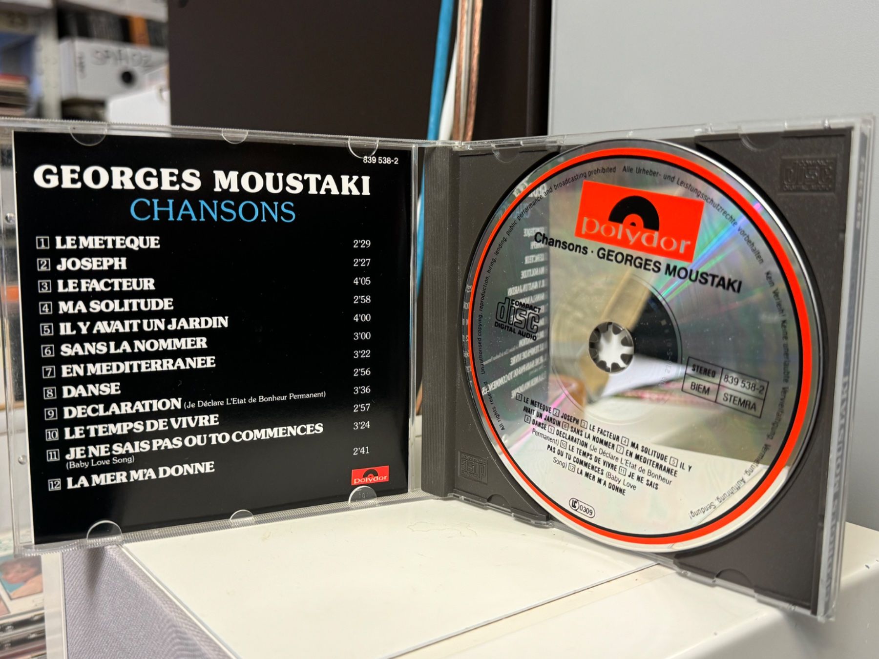 CDs: Georges Moustaki - Chansons - HA11N – Neu (gemäss Beschreibung) aus Küsnacht ZH von Jazztilldawn 2