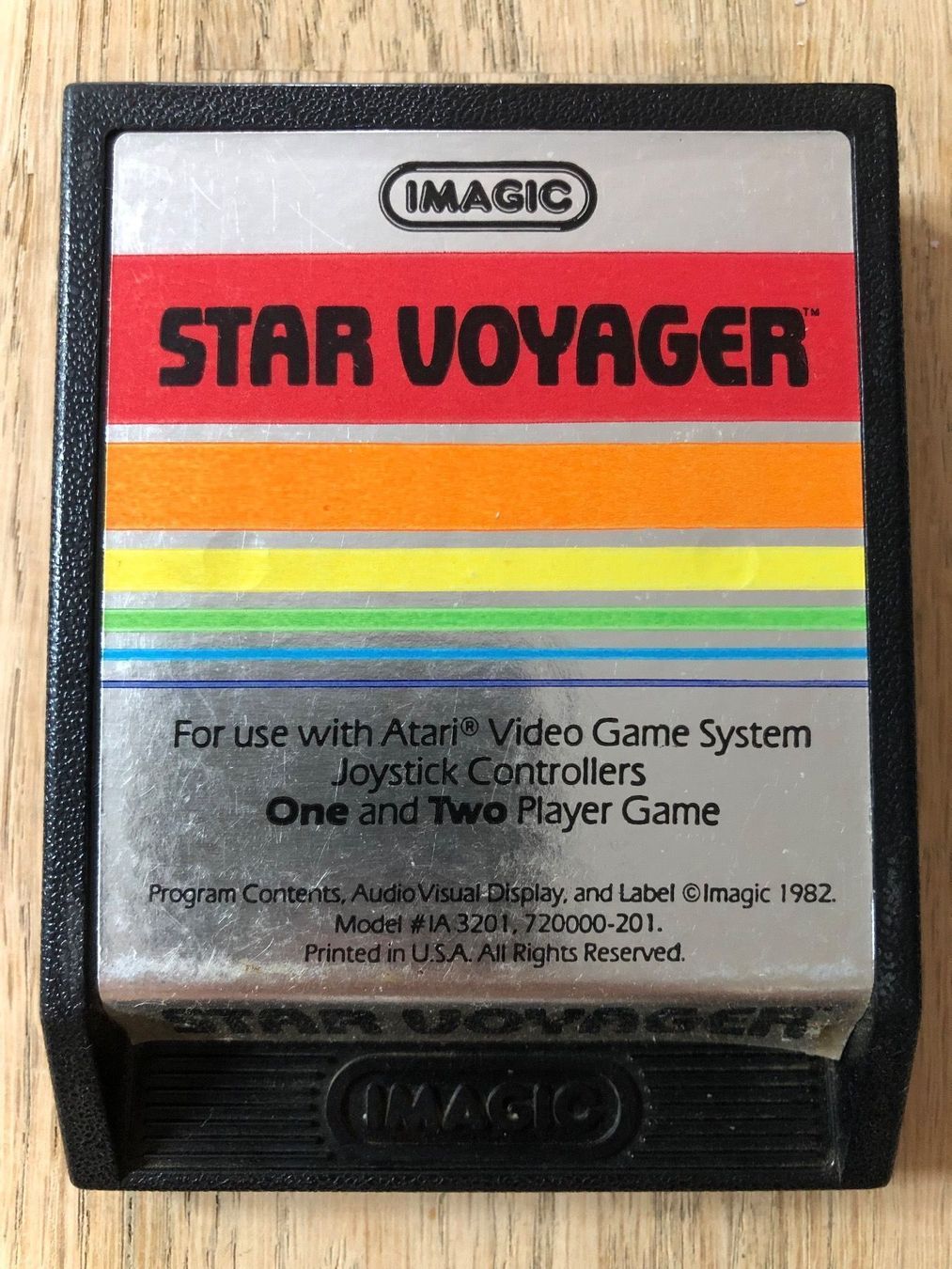 Atari Spiele: Star Voyager für Atari 2600 – Gebraucht aus Kestenholz von Matti_10