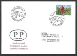 Sonderbrief S. 1298 Lunaba Regiophil Luzern 28-31.5.1987