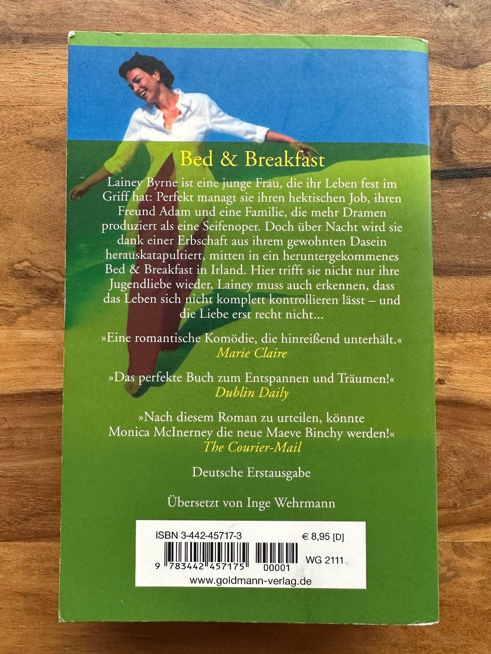 Libri: Monica McInerney - Bed & Breakfast – Usato da Horgen venduto da flyingpenguin2000 1