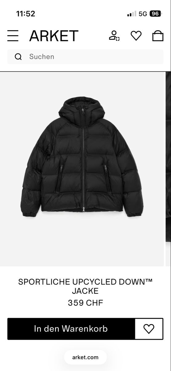 Arket Giacche: Arket Daunenjacke Gr.XS – Nuovo (secondo la descrizione) da Basel venduto da arminafera