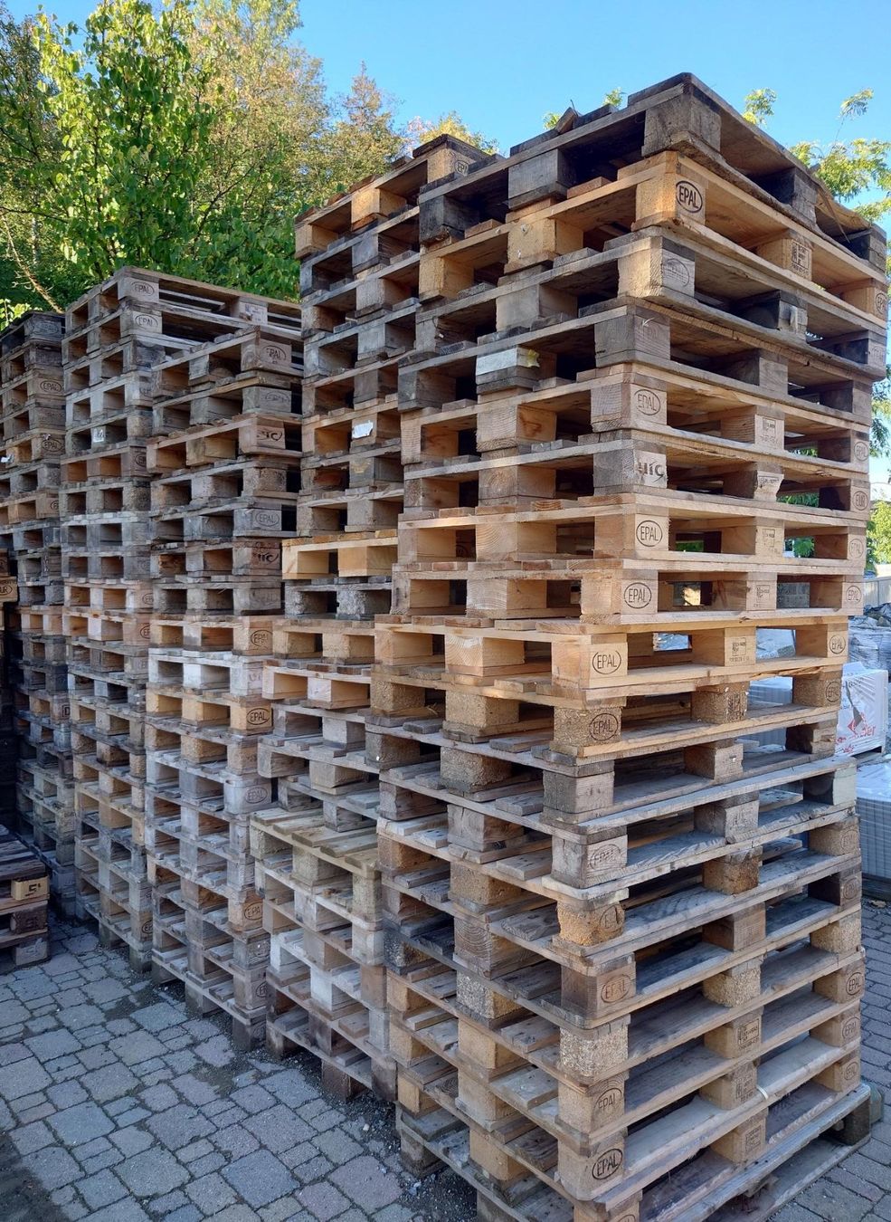 Pallets: Europaletten gebraucht mind. 140stk – Usato da Etzgen venduto da Kunstimgarten 1