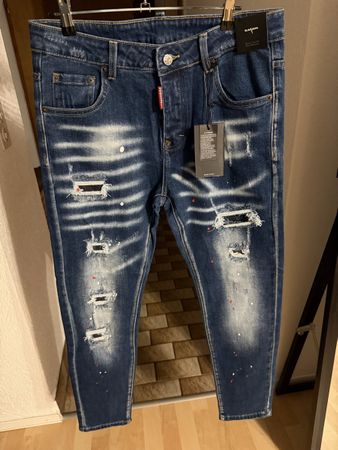 Dsquared2 Jeans Slim Fit blau Grösse 48 neu 