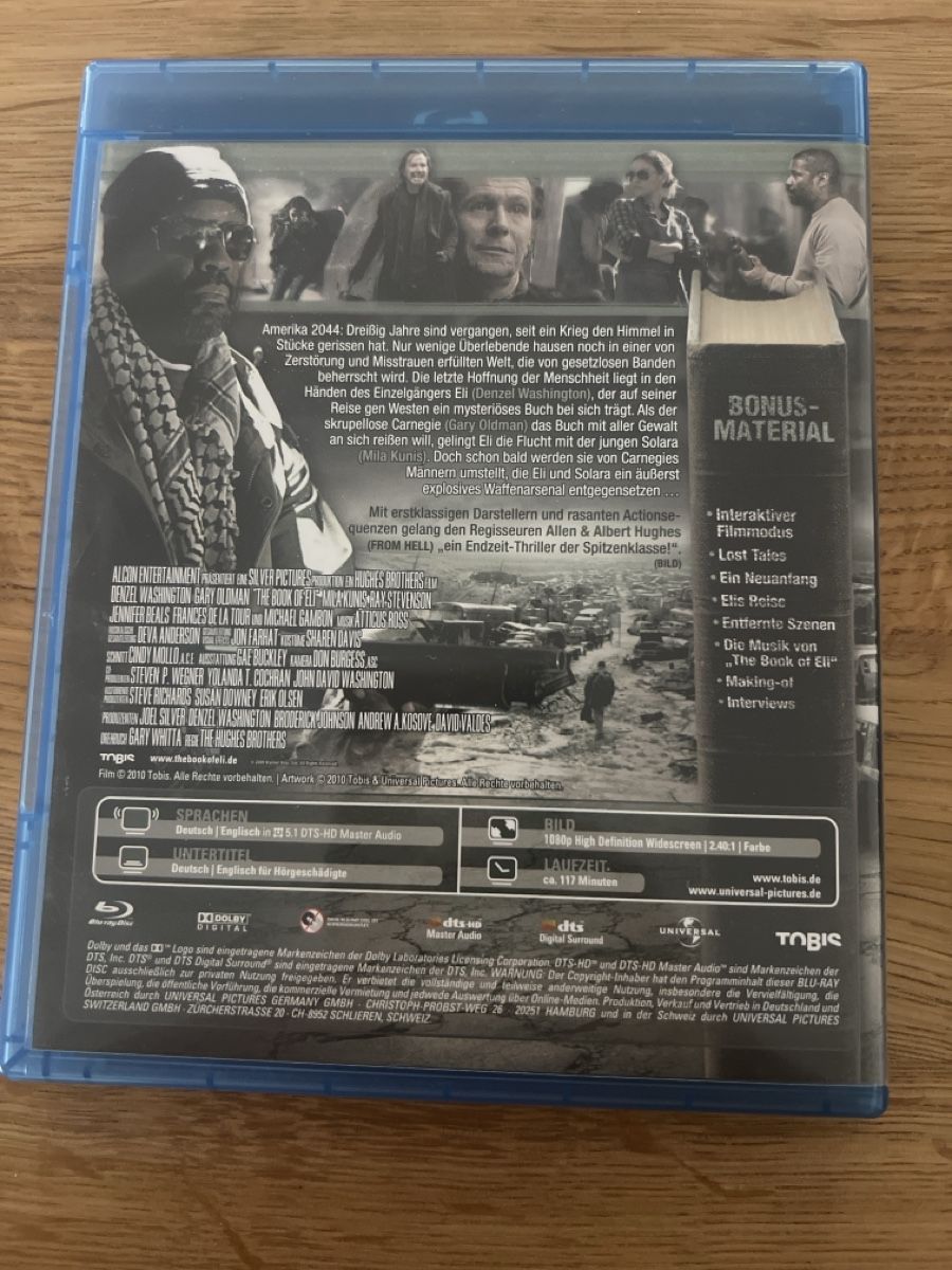 Alle DVDs: The Book of Eli - Blu-ray – Gebraucht aus Steffisburg von balboa_76 1