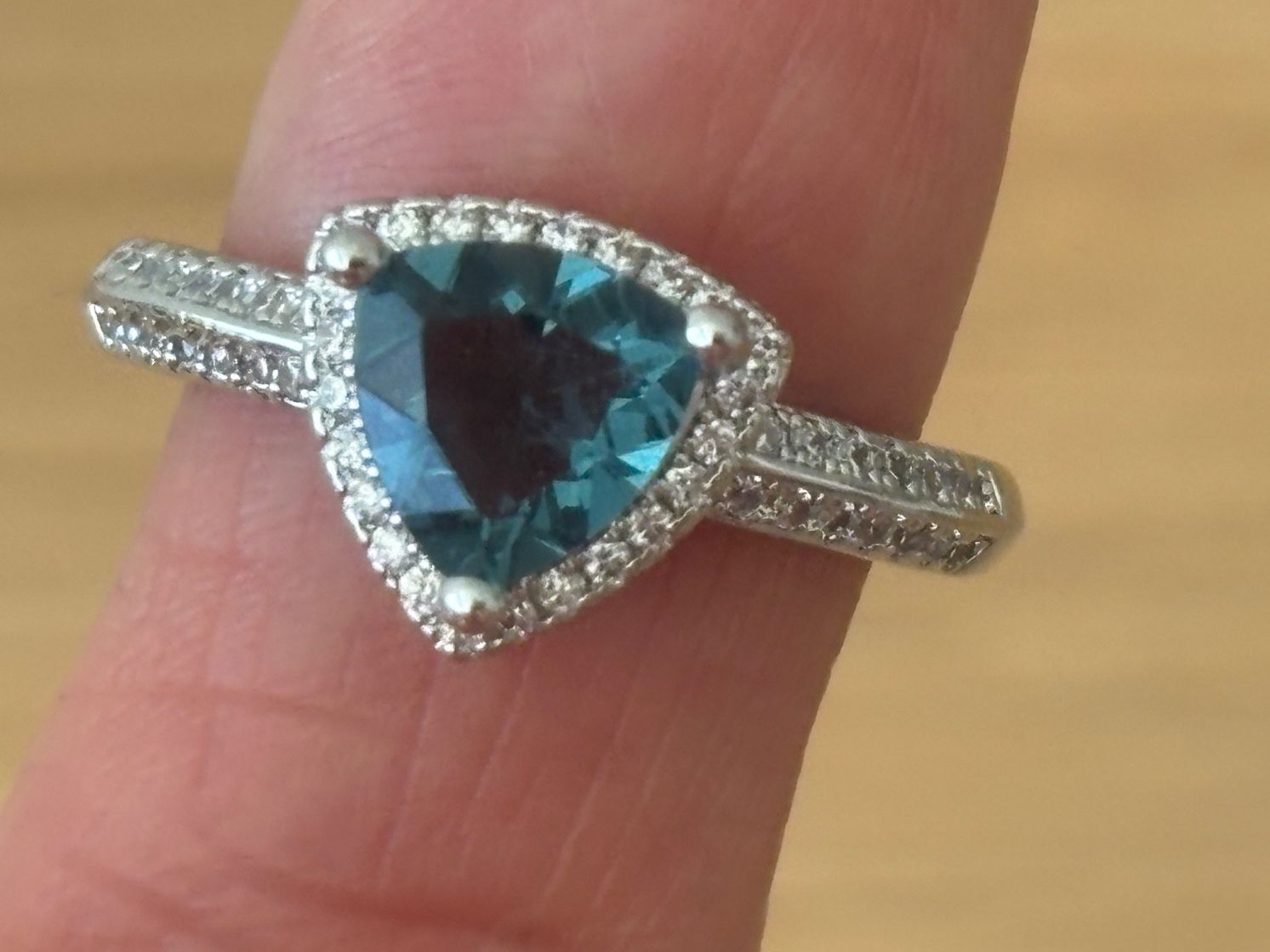 Ringe: Luxus Elegante Gr.19/9 Ring Farbe: Silber /Blau – Neu (gemäss Beschreibung) aus Biel-Bienne von Roserosse13 5