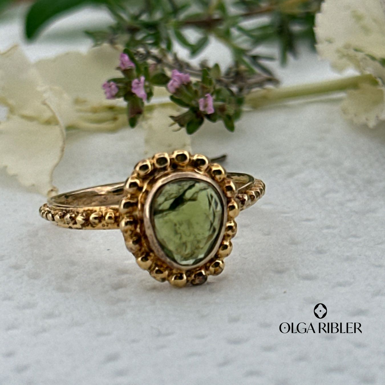 Olga Ribler Anelli: Unikate Turmalin Ring  -  Sterling Silber 925 – Nuovo (secondo la descrizione) da Luzern venduto da Schmuckoutlet 7