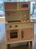 Kinderküche Janod rosa mit Zubehör, Top Zustand