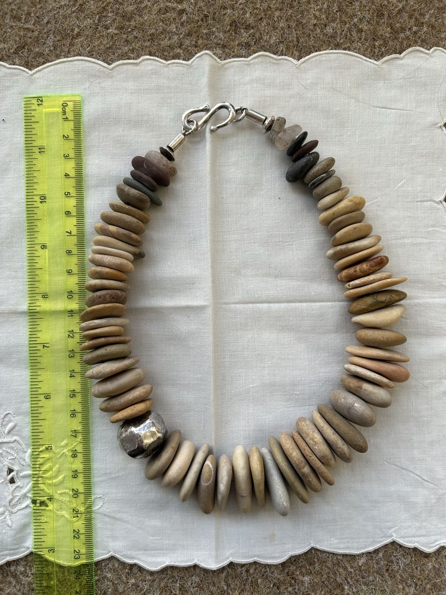 Catenine: Massive Kette mit Natursteinen – Usato da Birsfelden venduto da Exclusivity 1