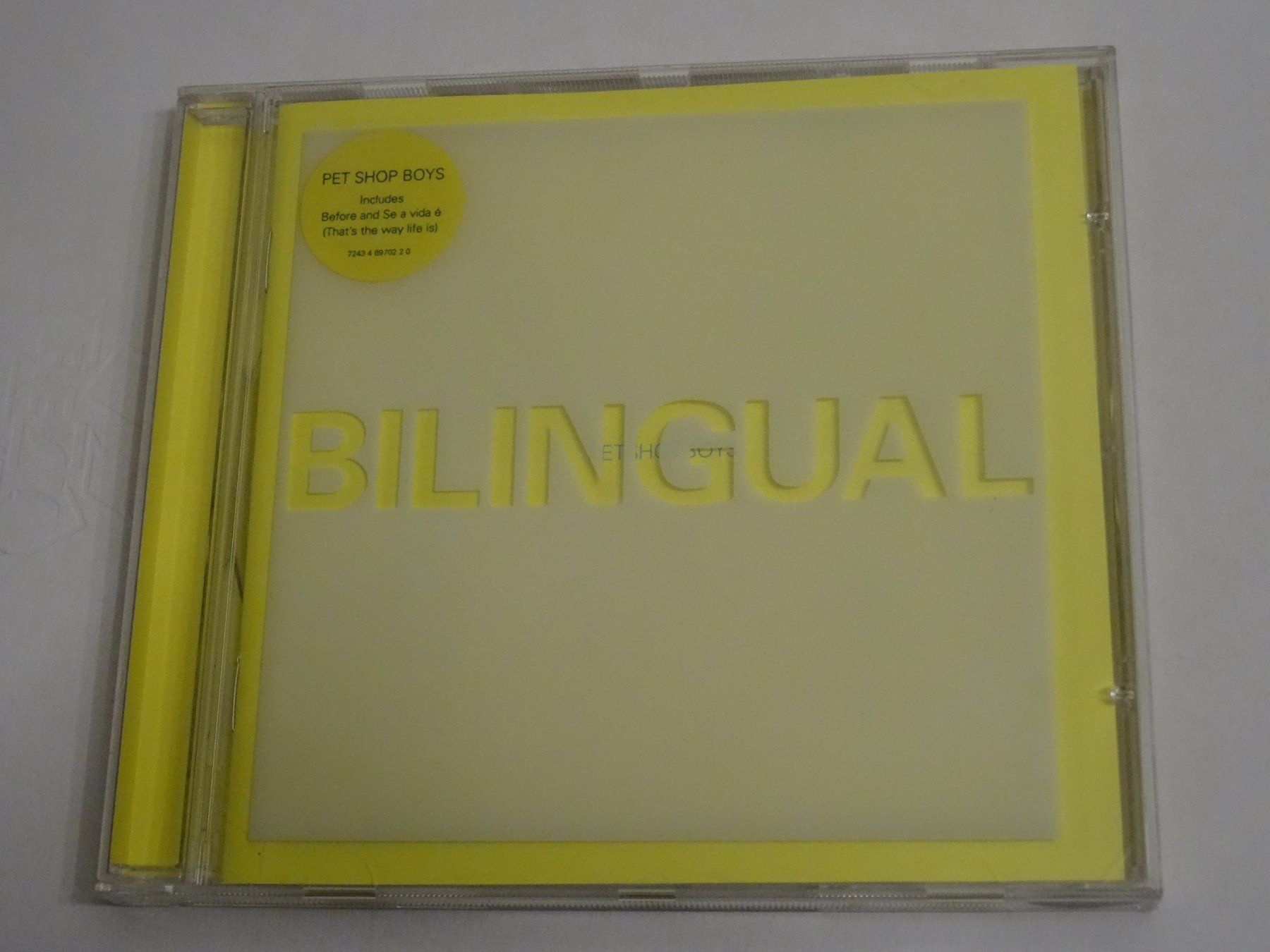 CD: Pet Shop Boys - Bilingual - CD – Usato da Olten venduto da Disc-Ausverkauf