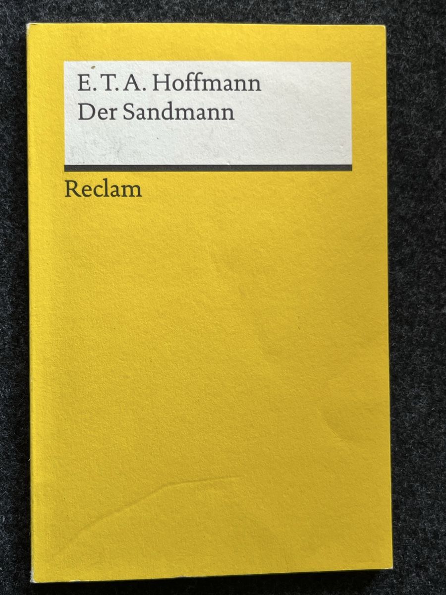 Libri: E.T.A. Hoffmann , Der Sandmann ,Reclam Book – Usato da LUZERN venduto da Zhin369