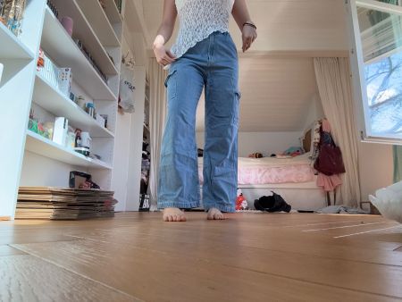 Jean Bershka Cargo, Taille Haute