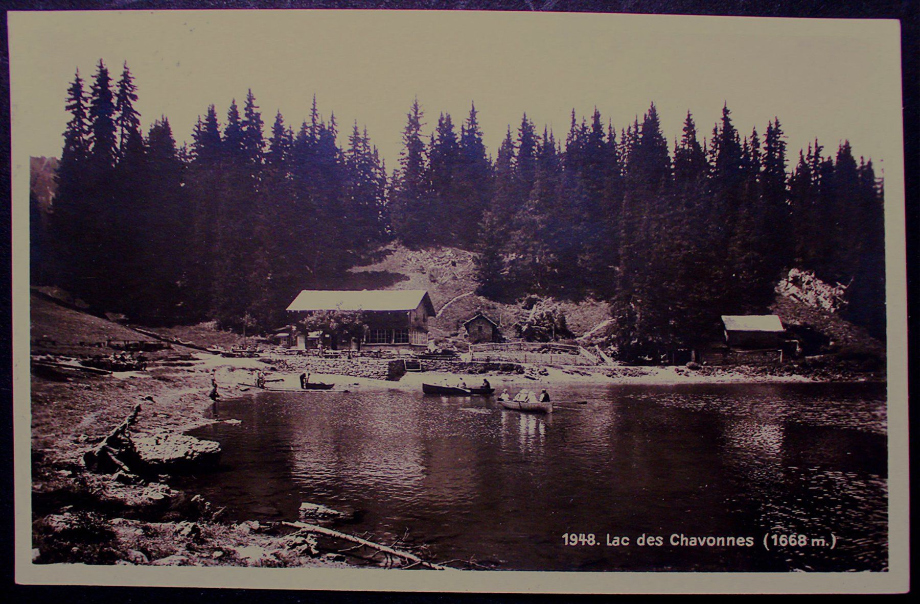 Cartoline postali: Ansichtskarte vom Lac des Chavonnes VD – Usato da Herznach venduto da atsirch60