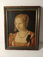Dürer Venetianerin Kunstdruck im Vintage - Rahmen