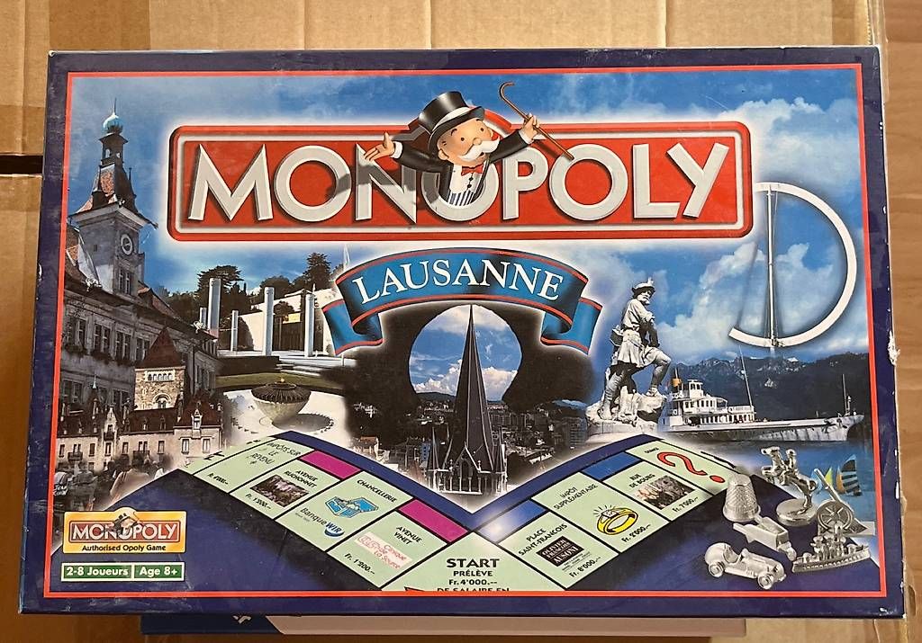 Giochi: Monopoly Lausanne – Usato da Niederwangen BE venduto da mcp_l62p