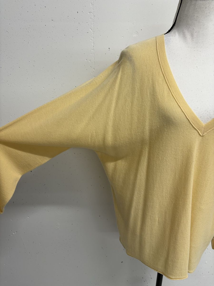 Marc Cain Maglioni & Felpe: Marc Cain Kaschmir Seide Pullover gelb Gr. 40 – Nuovo (secondo la descrizione) da Regensdorf venduto da secondchancefashion 1