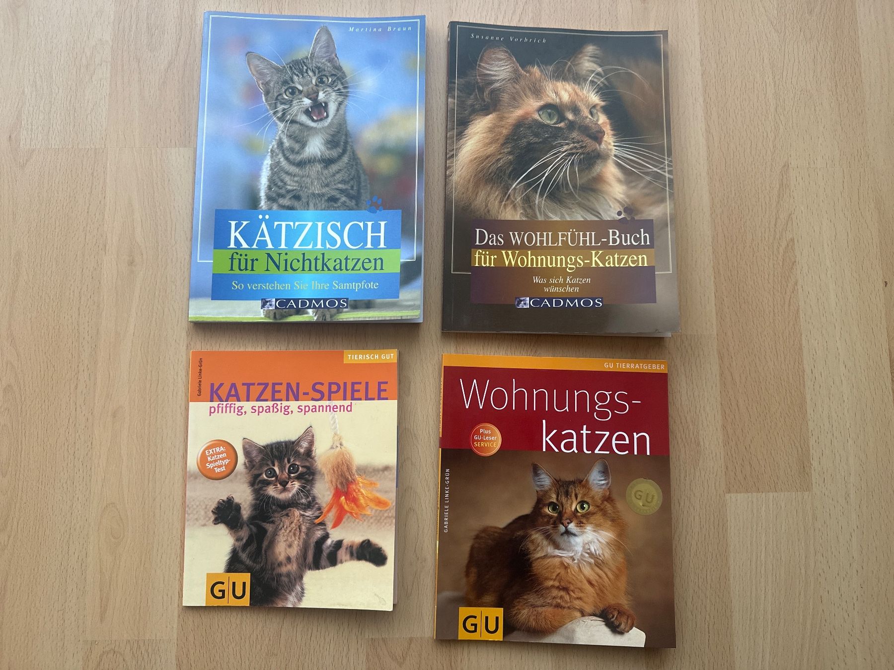 Libri: 4 Bücher über Katzen – Usato da Schwarzenburg venduto da mezulienka