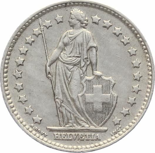 Tutti le monete: 1 Fr 1955 B ----------- Silbermünze – Usato da Knutwil venduto da muenzen-oli 1