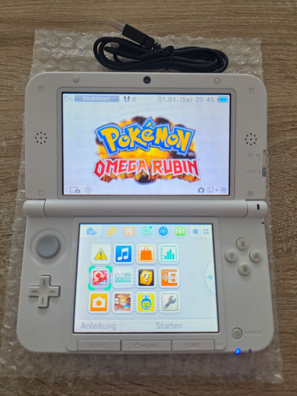 Nintendo Konsolen: Nintendo 3DS XL in weiss – Gebraucht aus Sempach von Knuckles17