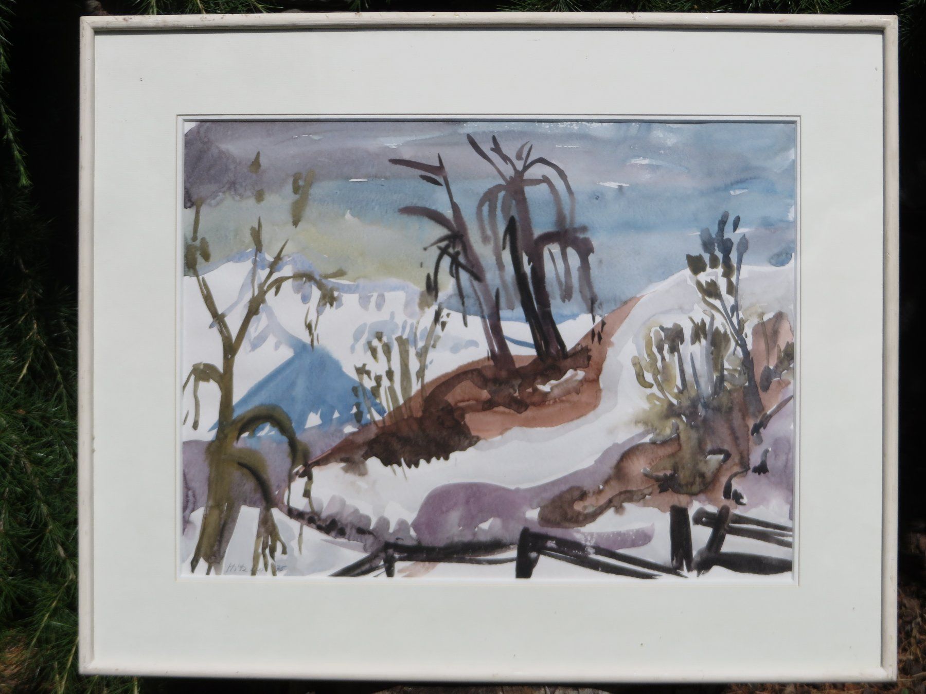 Dipinti: Leo Hitz 1918-2017   7 originale Aquarell gerahmt – Usato da Bad Ragaz venduto da FutureZ 1