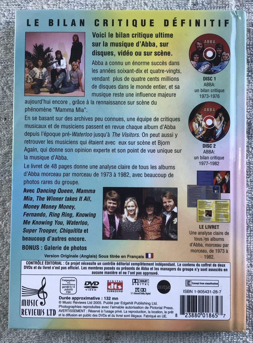 Alle DVDs: ABBA 1973-1982 – Gebraucht aus Ostermundigen von wini63 1
