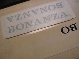 15x BONANZA Sachs ? Emblem Logo Wasserablösebild Velo