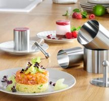 Set Dessert Vorspeisenringe Apéroringe Metall Neupr. 15,-CHF
