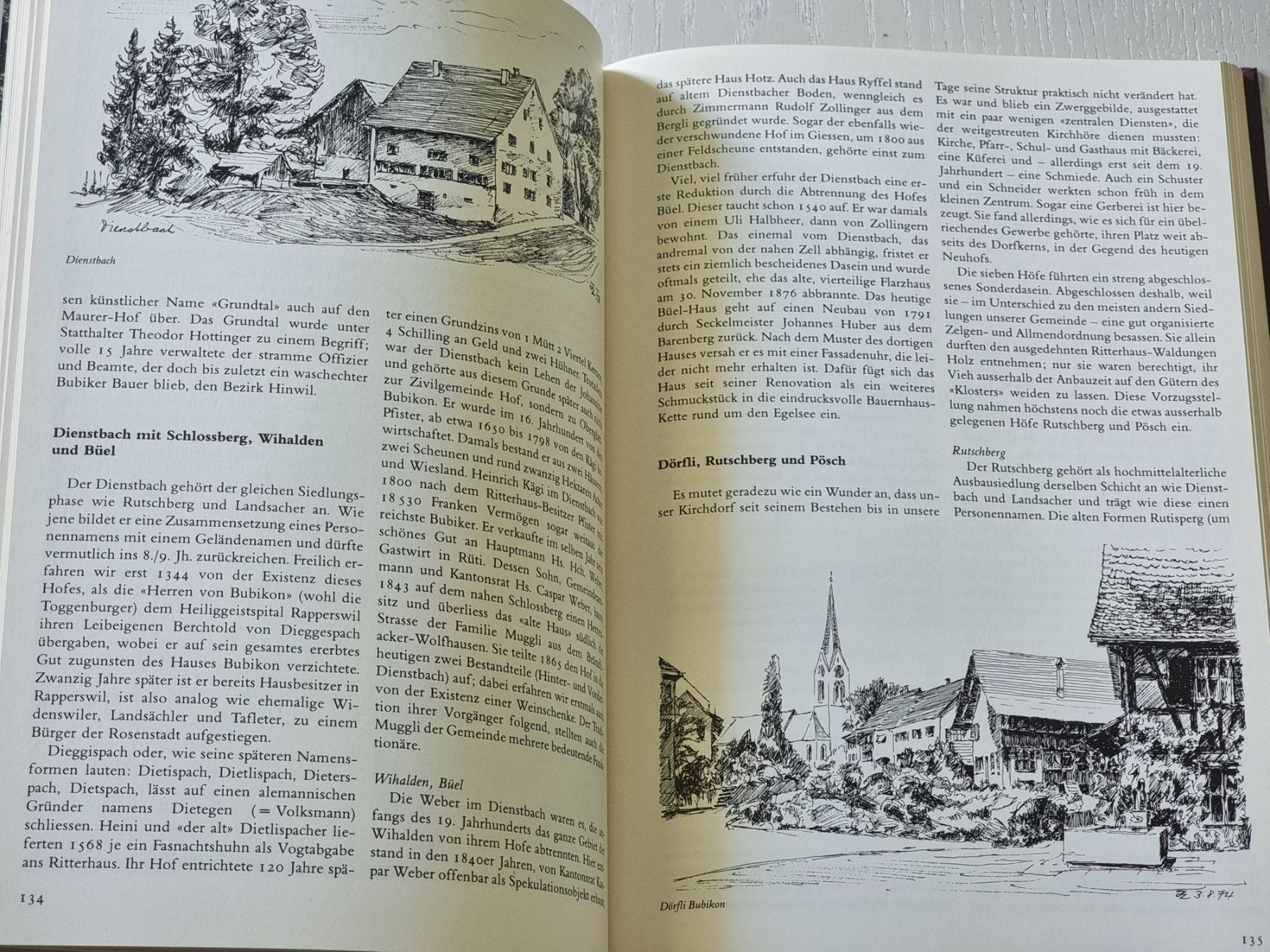 Bücher: Bubikon-Wolfhausen: Zwei Dörfer - eine Gemeinde – Gebraucht aus Villigen von Tschachtlan 5