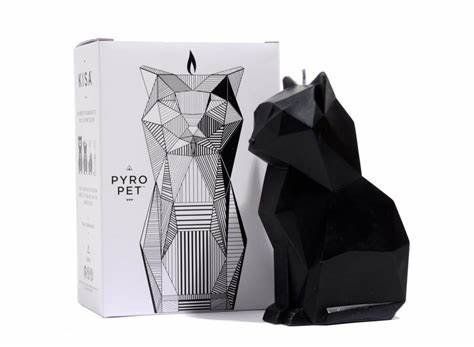 Kerzen: Bougie design chat noir PyroPet neuve jamais utilisée – Neu und originalverpackt aus Allens von MADE.IN.ROCK.N.ROLL 3