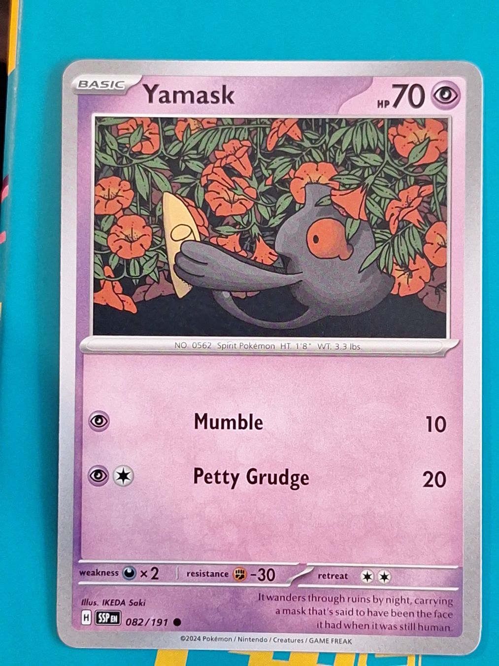 Pokémon Carte collezionabili: Yamask - Pokemon Surging Sparks – Usato da Altstätten SG venduto da GGsGameshop