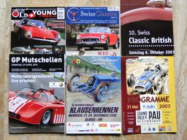 Magazine Oldtimer CH u. Programmhefte Memorial 2003-2012