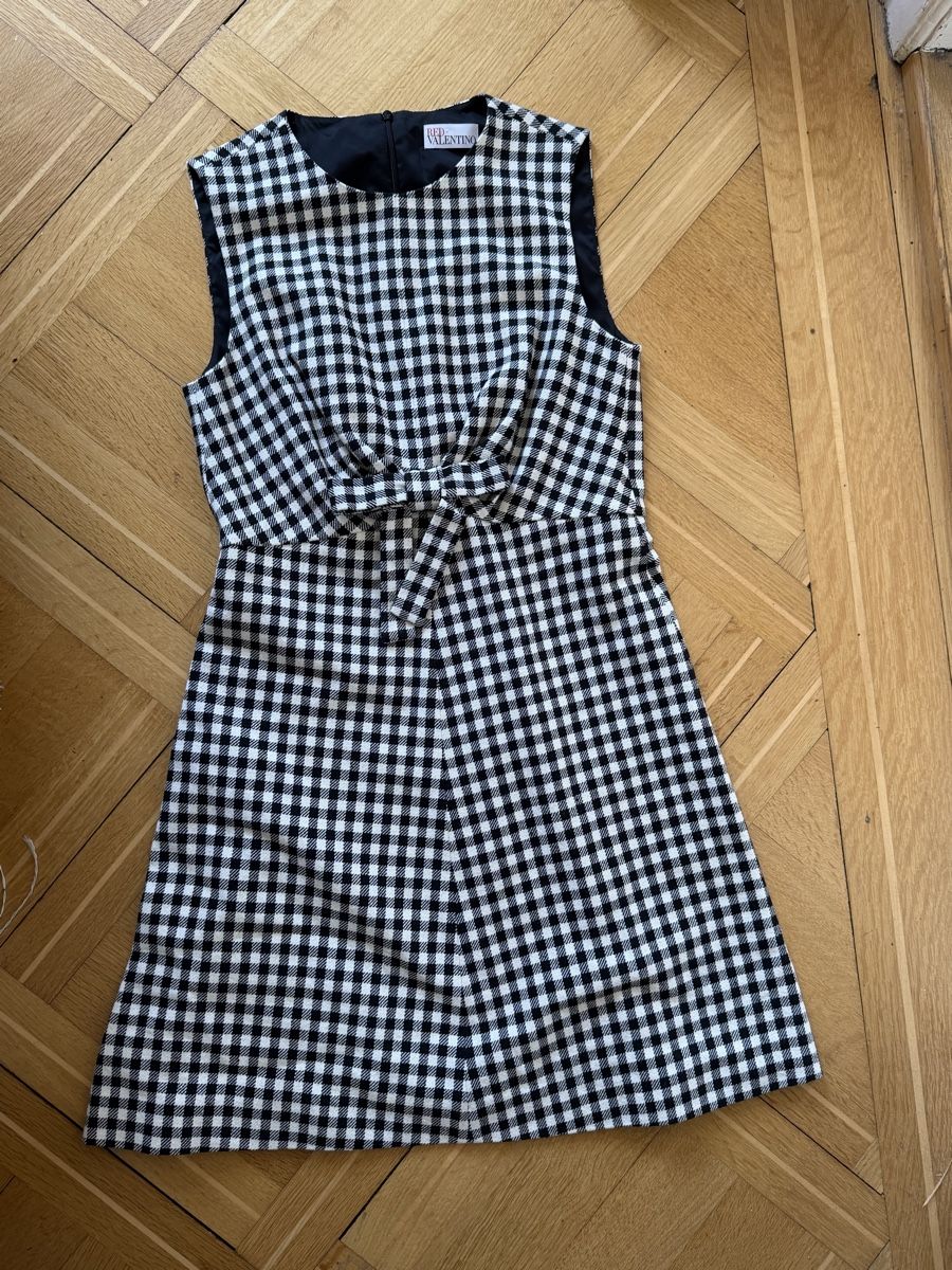 Valentino Vestiti: Timeless Valentino Red - Vichy pattern mini dress – Nuovo (secondo la descrizione) da Basel venduto da dan_vp6l 2