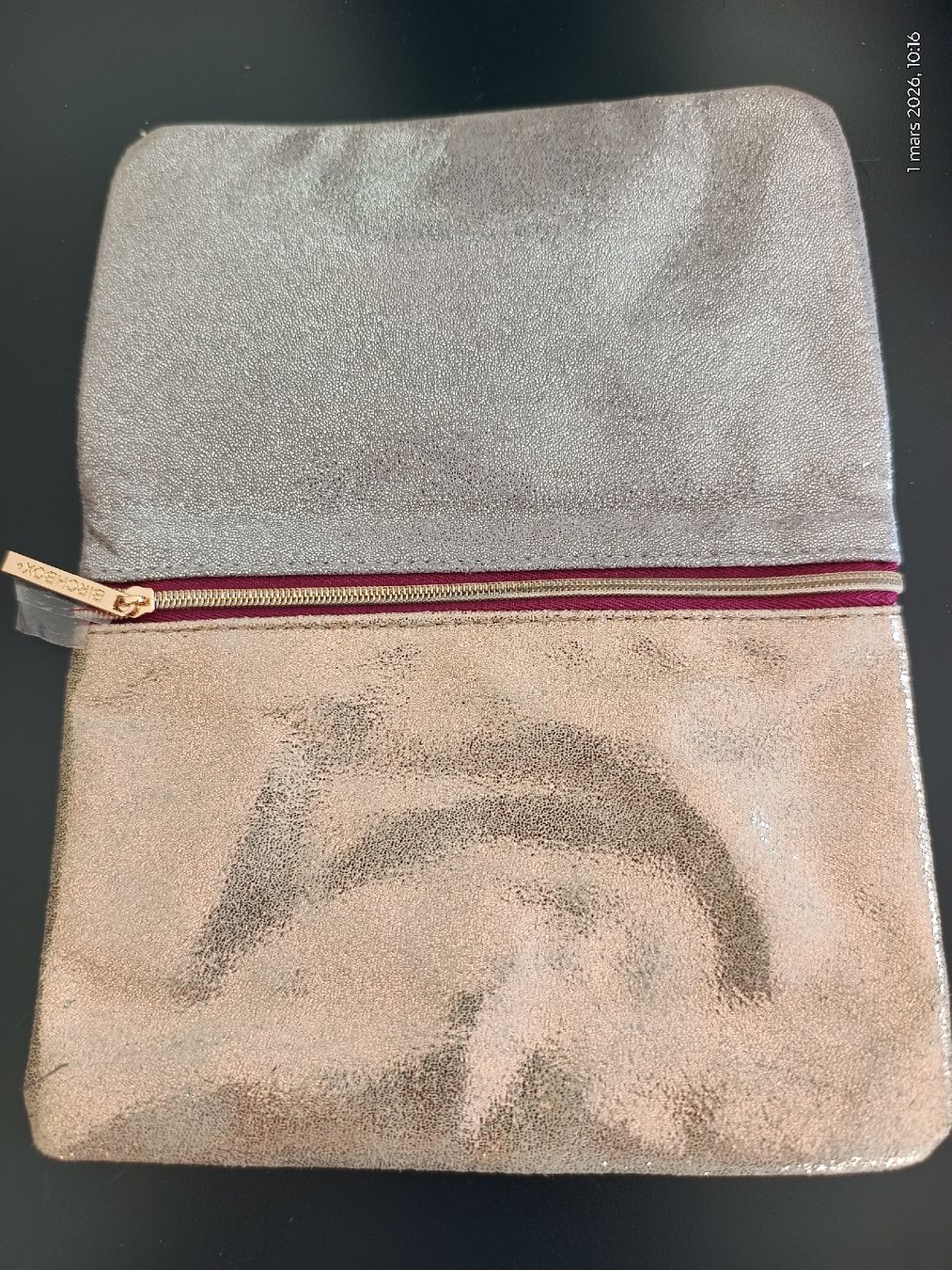 Borse da donna: Pochette argent et doré irisée Birchbox - neuve – Nuovo e nell'imballaggio originale da Genève venduto da Brachiopode 2
