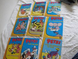 Petzi 9 Comics 21-17-18-13-6-9-5-24-3 Vintage Ab 1958 Jahr