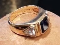 Anelli: Ring in Gelbgold mit Kristall – Nuovo (secondo la descrizione) da Unterägeri venduto da Altgoldschmuck 3