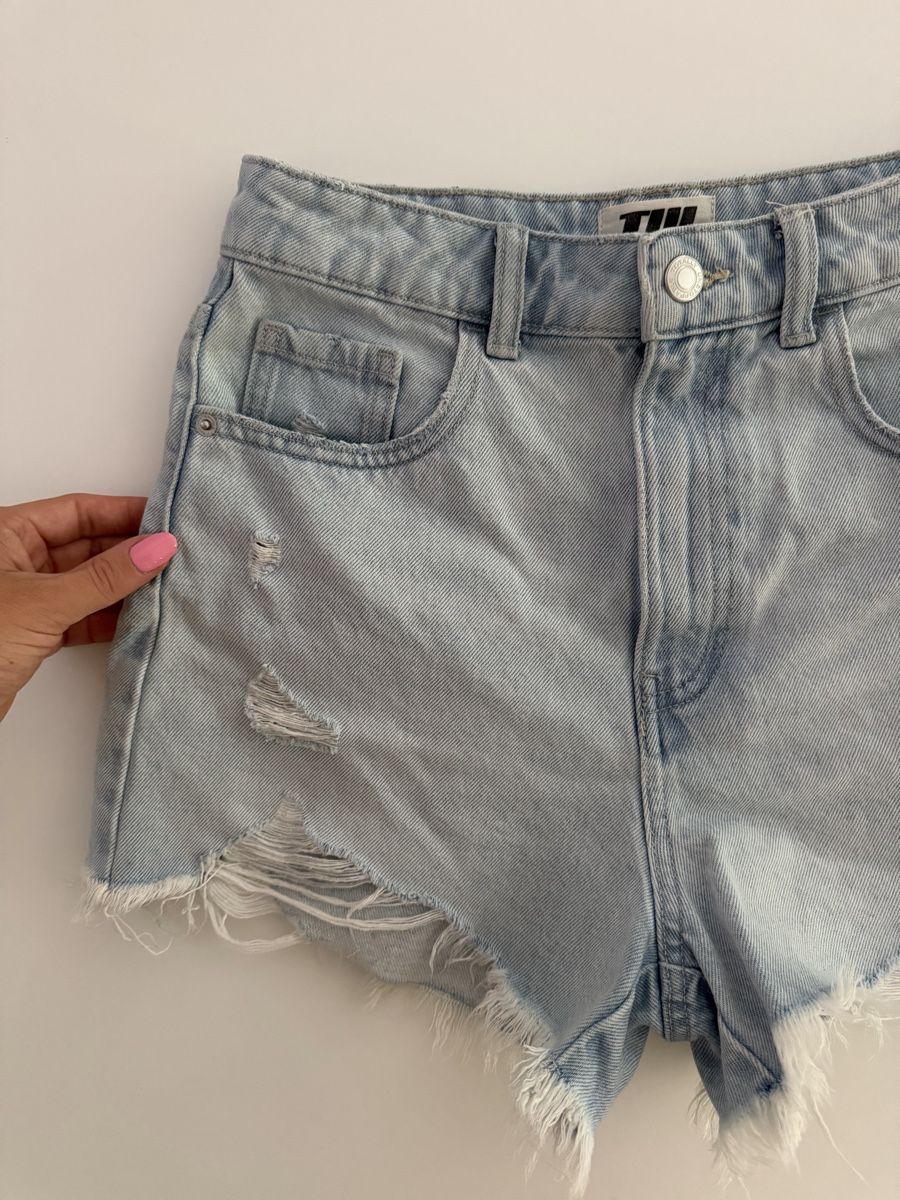 Tally Weijl Jeans: TW Shorts light blue denim size 34 – Usato da Gränichen venduto da Domsiiiii 1
