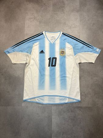 Original Argentinien #10 Maradona 2004-06 Vintage Trikot