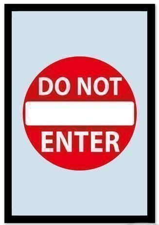 Specchi: Spiegel - Caution, Do Not Enter – Nuovo e nell'imballaggio originale da Ennetbürgen venduto da open24shop