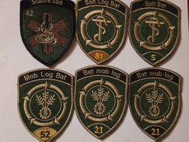 6x Logistique Badges Klett Original