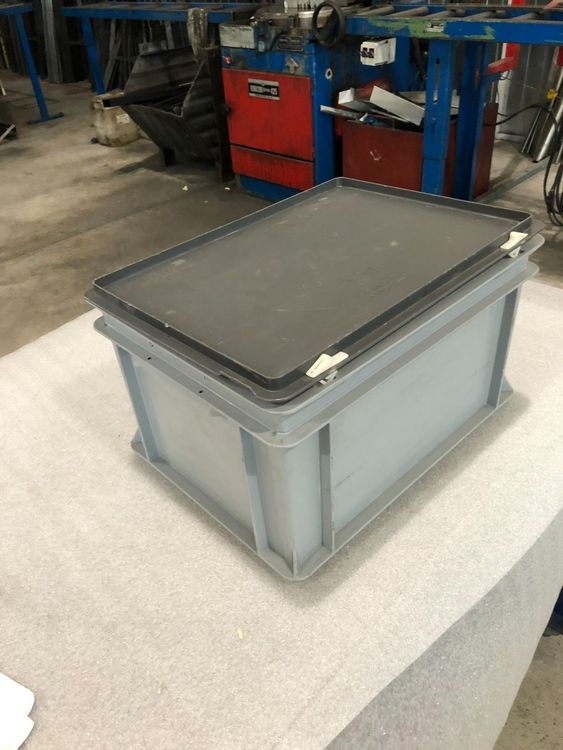 Giganplast Transport Kasten, Kunststoff, Weiß, 60 X 40 X 11 Cm