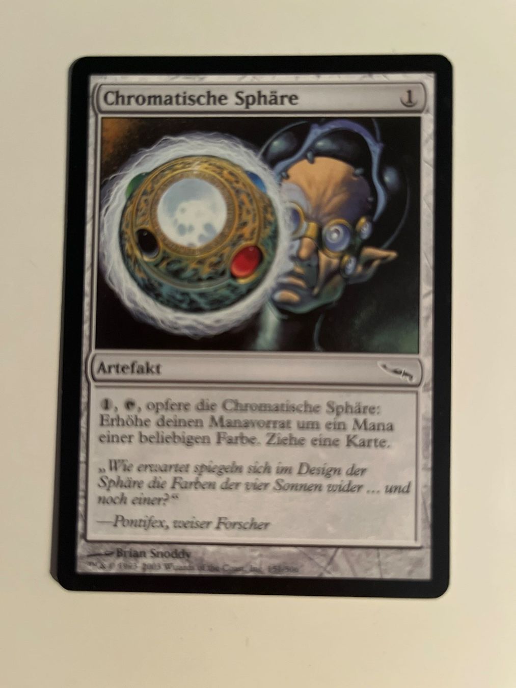 Magic The Gathering Carte collezionabili: 1 x Chromatische Sphäre - Magic: The Gathering - MtG – Usato da Kriens venduto da Shadi1980