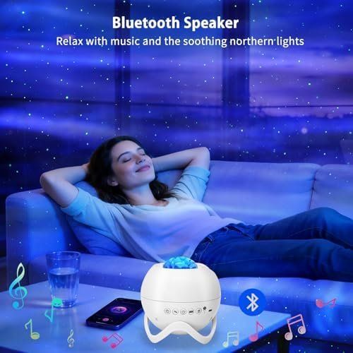 Lampes: Sternenhimmel projektor Galaxie Bluetoot Bluetooth 8 weisse – Neuf avec emballage d'origine à Hundwil par pak_b5sl 3