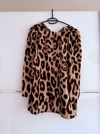 Damen Kleid mit Leopardenmuster neuwertiger Zustand