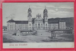 AK, GRUSS AUS EINSIEDELN, 7.5.1905