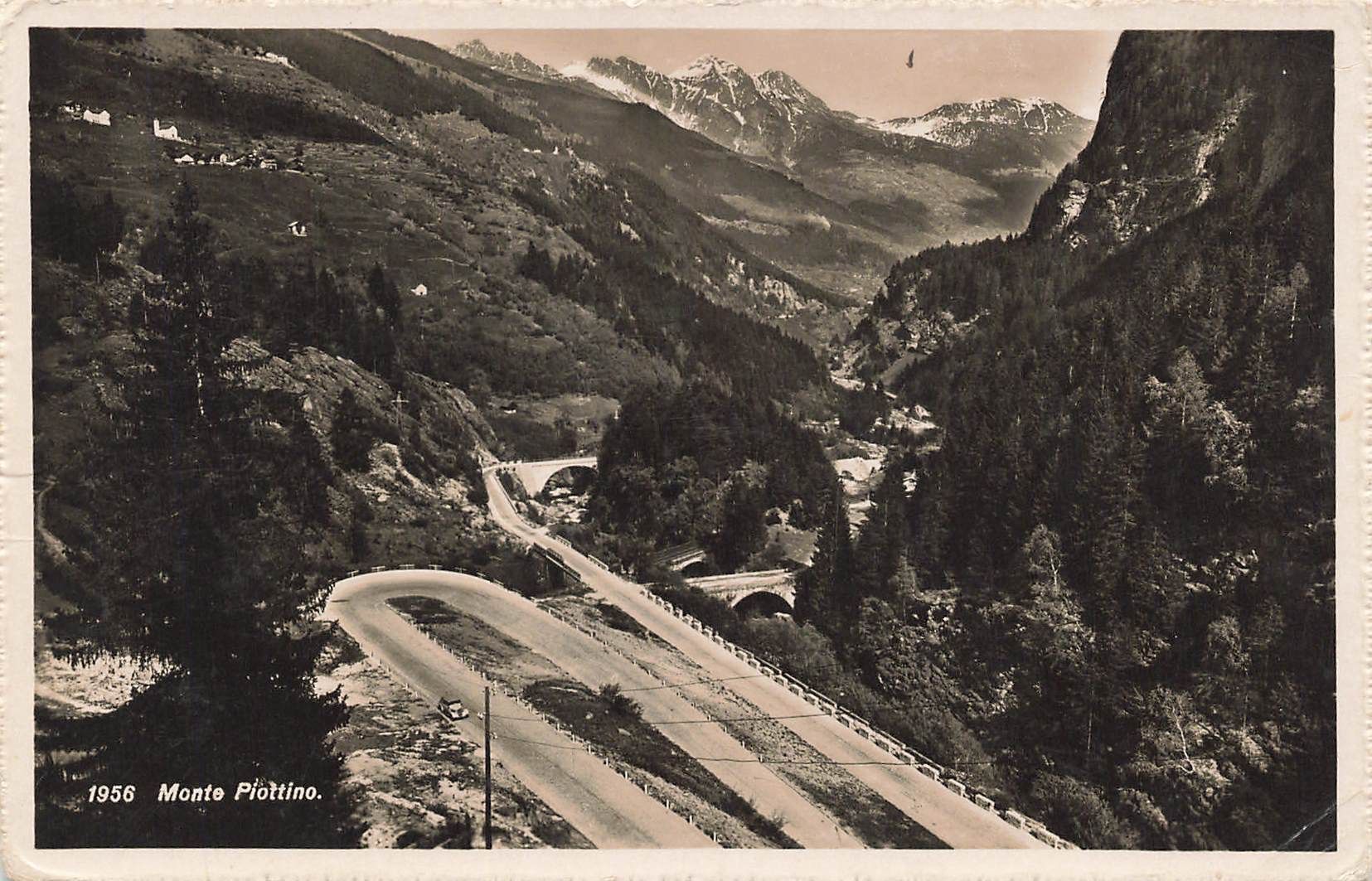 Cartes postales: Monte Piottino TI strada della Leventina panorama – D'occasion à Biasca par Blenio71