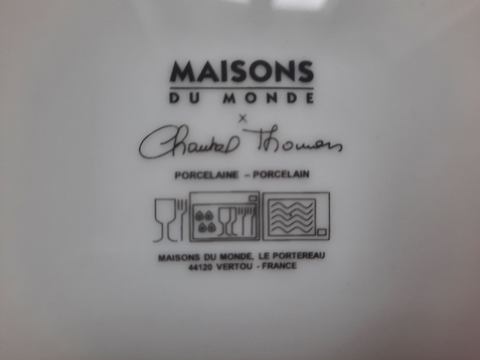 Thomas Piatti: 6 grandes ASSIETTES, "CHANTAL THOMAS" – Usato da Le Locle venduto da marylise01 2